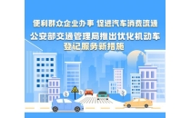 公安部交管局推出优化机动车登记服务新措施