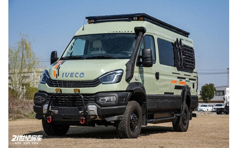 实力圈粉越野玩家！赛德无界依维柯4x4越野房车，全场景自由旅居