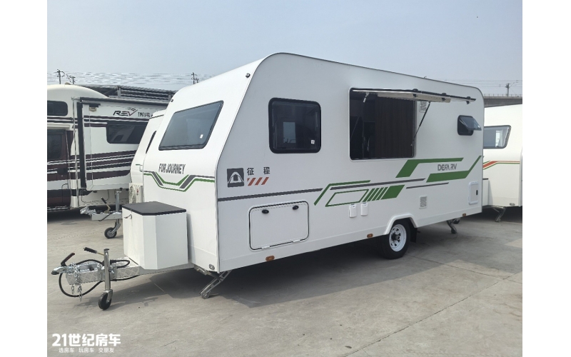 一室一厅满分旅居！铂越征程 660 拖挂房车亮相6.5北京房车展